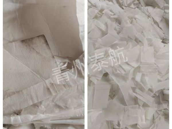 腈纶切断效果对比