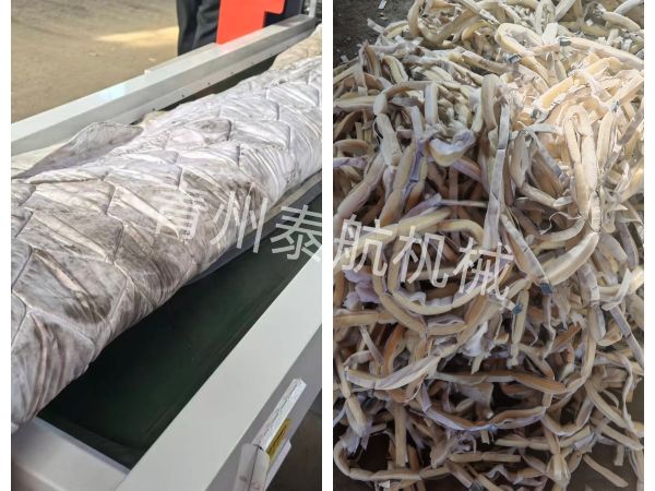 棉被芯切条效果对比